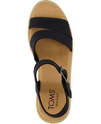 Toms Women's Darya Open Toe Wedge Sandals