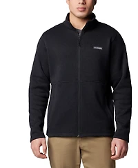 Columbia Men's Alto Pass Textured Knit Sweater Fleece Zip-Front Jacket