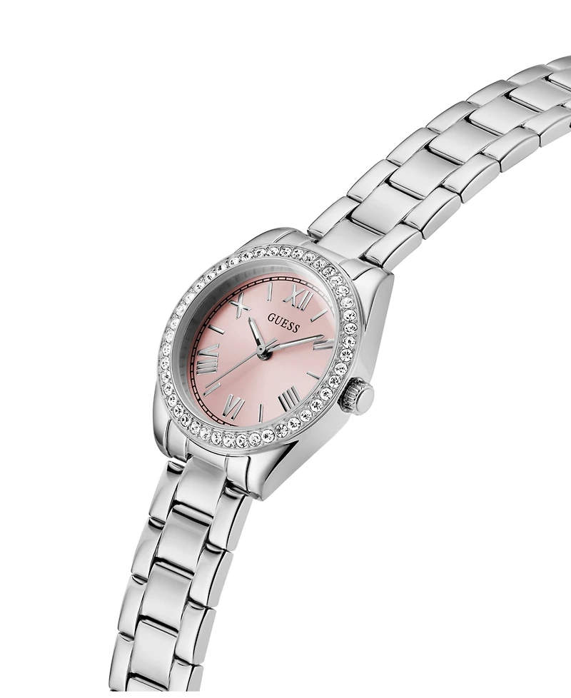 Guess Women's Analog Silver-Tone Steel Watch, 30mm