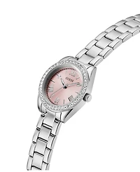 Guess Women's Analog Silver-Tone Steel Watch, 30mm