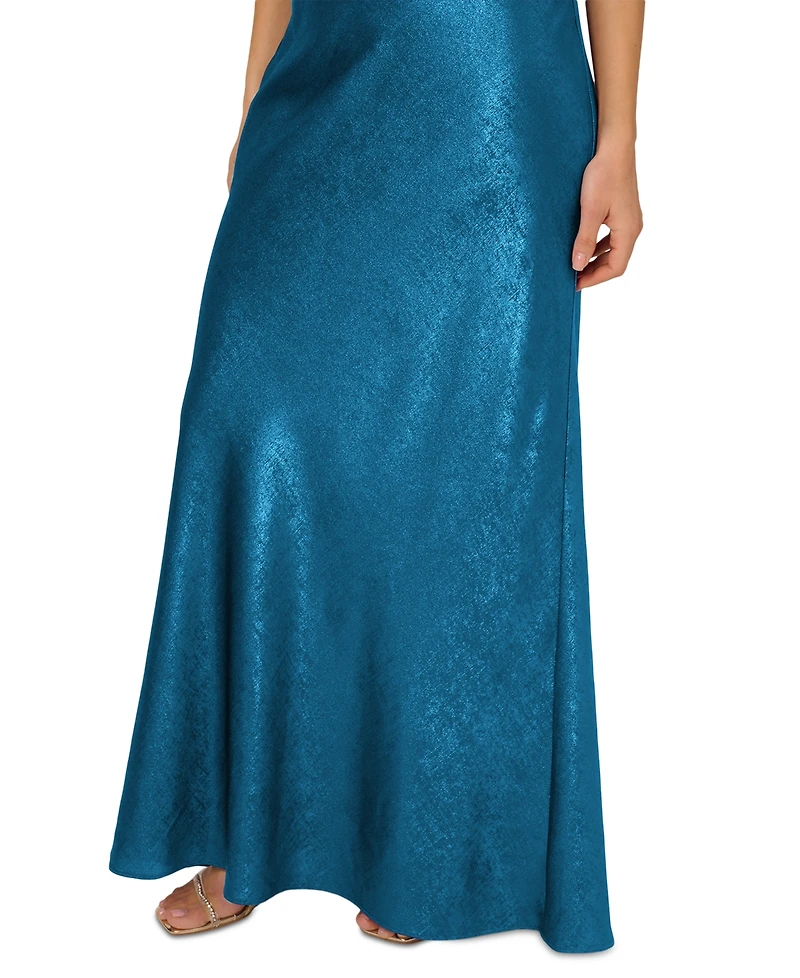 Adrianna Women's V-Neck Twist Sleeveless Gown