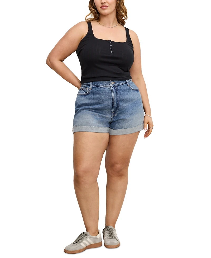 Good American Women's Girlfriend Shorts