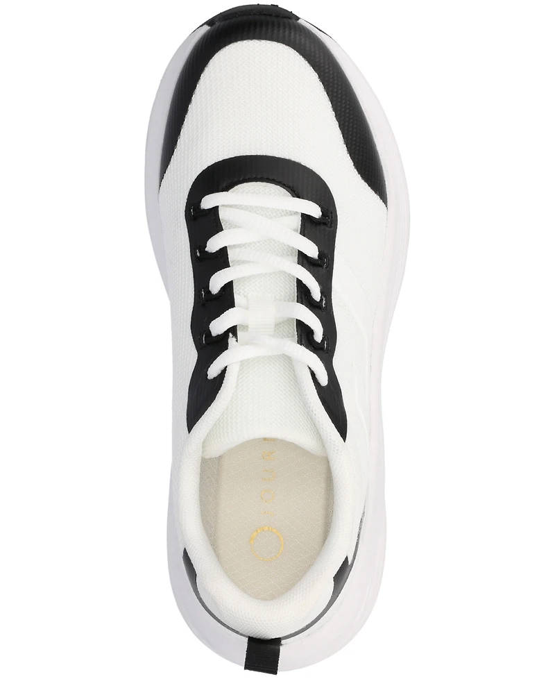 Journee Collection Women's Marshel Lace Up Jogger Sneakers