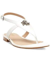 Lauren Ralph Women's Everly Thong Flat Sandals