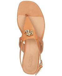 Lauren Ralph Lauren Women's Everly Thong Flat Sandals