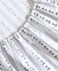 Closeout! Nautica Cotton Percale 3-Piece Sheet Set