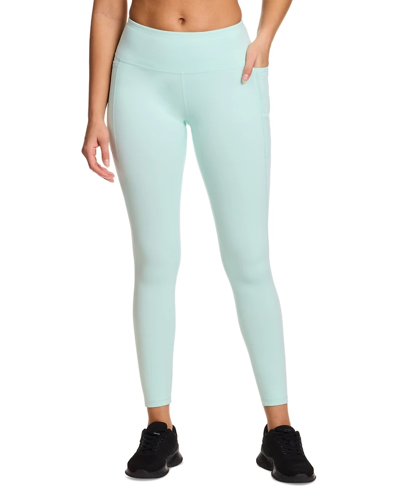 Reebok Women's Lux Pocket High-Rise Ankle Leggings