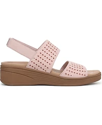 LifeStride Women's Festive Washable Slingback Wedge Sandals