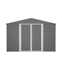 Streamdale 10x10 Metal Storage Shed with Enhanced Frame and Doors
