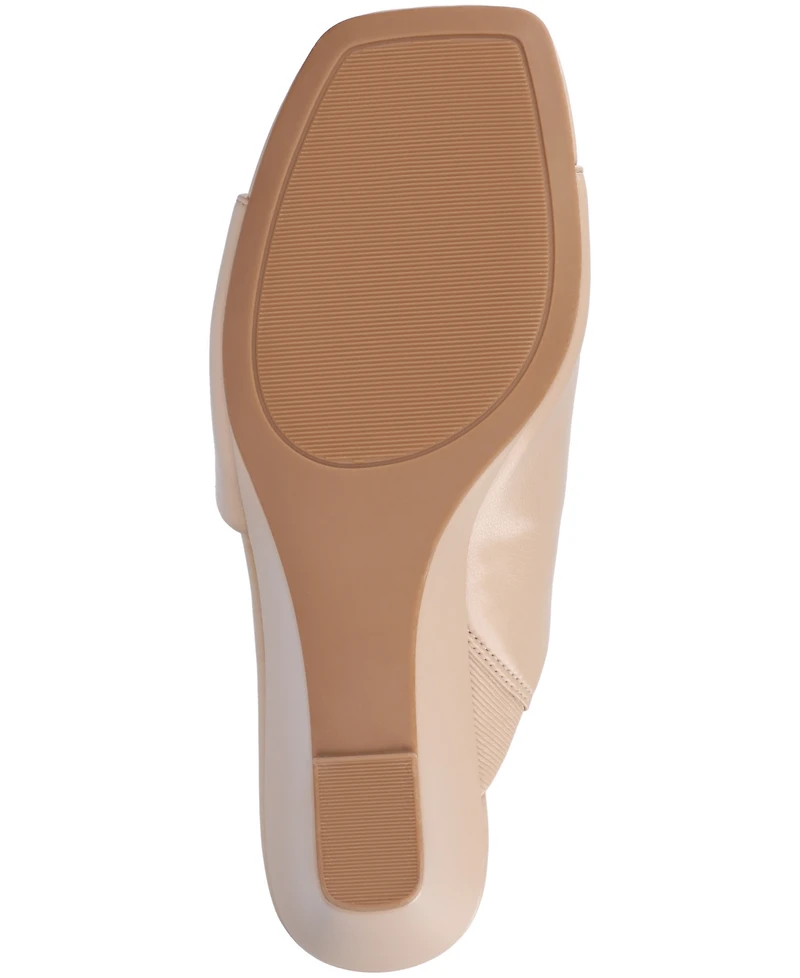 Journee Collection Women's Clementine D'Orsay Slip-On Wedge Sandals