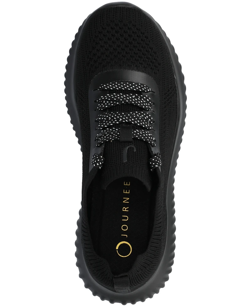 Journee Collection Women's Brena Lace Up Sneakers