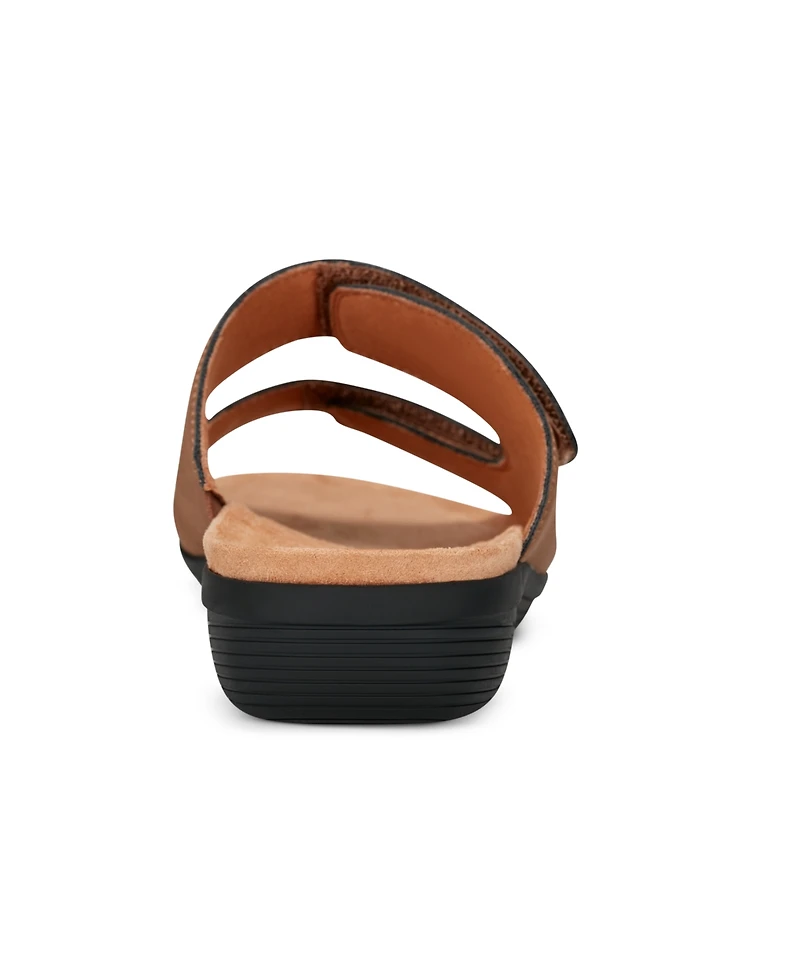 Easy Spirit Women's Bowen Double Band Low Wedge Sandals