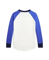 Polo Ralph Lauren Toddler and Little Boys Baseball-Print Jersey T-Shirt