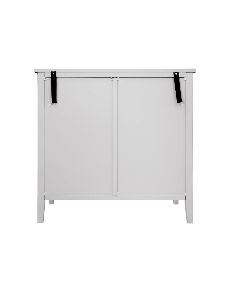 Sideboard Storage Cabinet, Vintage Accent Cabinet with Shelf, 2 Door Buffet Server Console Cabinet for Kitchen Dining Room Living Room Hallway