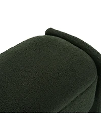 Streamdale Elegant Long - shaped Storage Ottoman Bench of boucle material with Simple and Grand Design