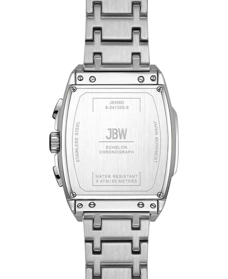 Jbw Men's Echelon Diamond Gold-Plated Stainless-Steel Watch