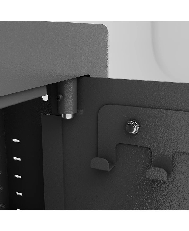 Concealed Wall Safe with Keypad & Removable Shelves for Firearms and Valuables