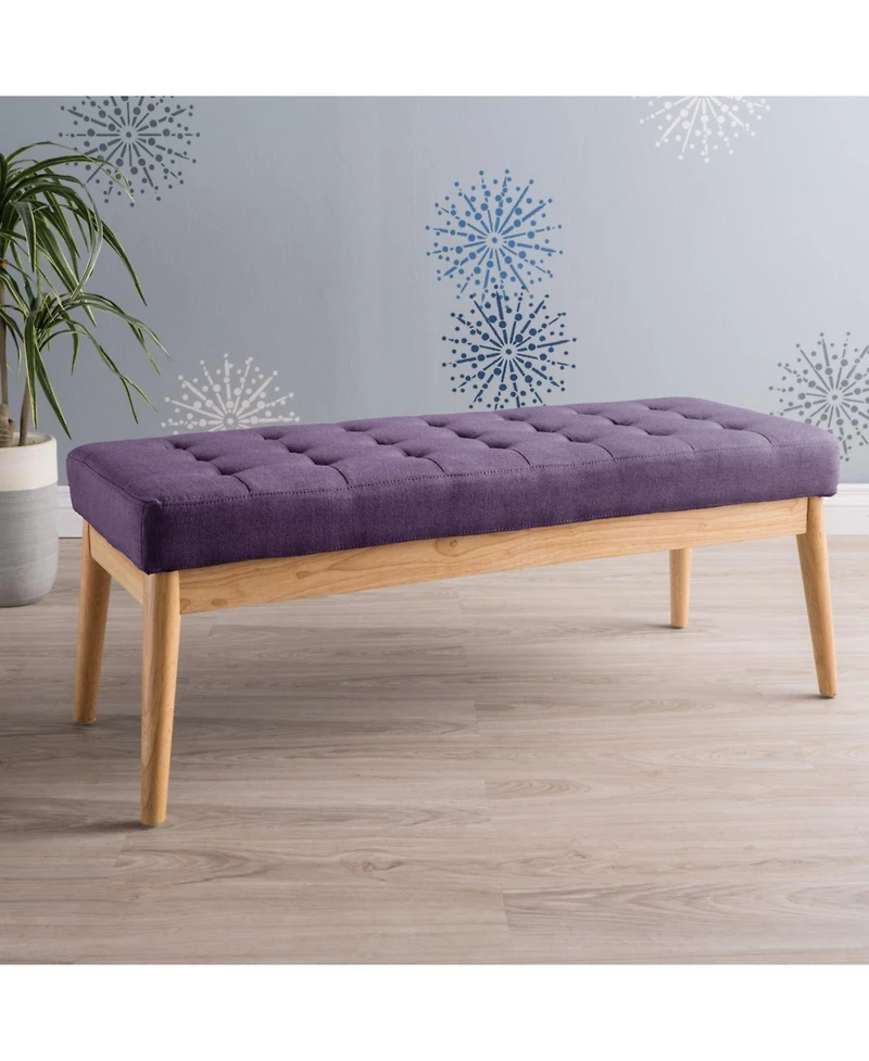 Streamdale Ottoman Bench, Purple