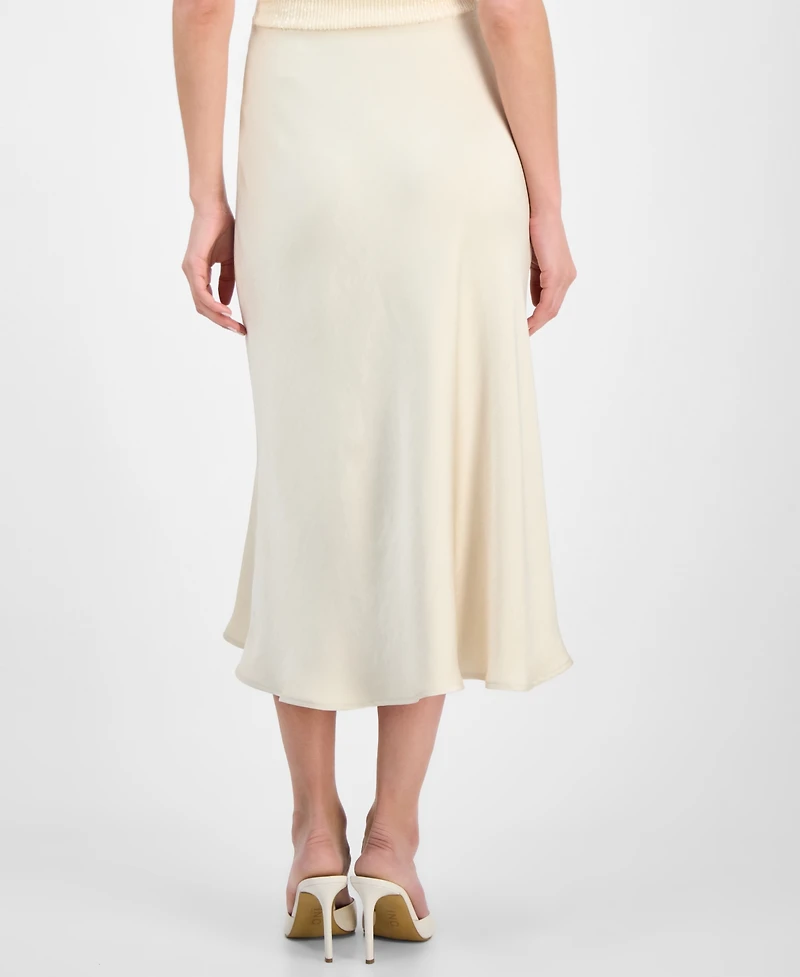 Anne Klein Women's Flared Pull-On Midi Skirt