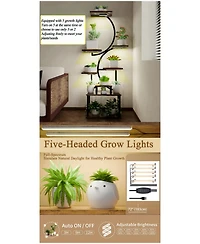 8-Tier Plant Stand with Grow Lights (Dimmable