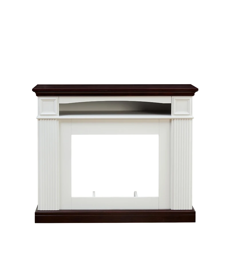 Streamdale Freestanding Electric Fireplace with Mantel, Led Flame, 23" Firebox