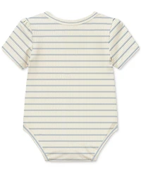 Disney Baby Boys 3-Pc. Stitch Stripe Bodysuit, Pants & Hat Set