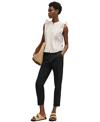 Boss by Hugo Women's Casual Satin Chino Pants