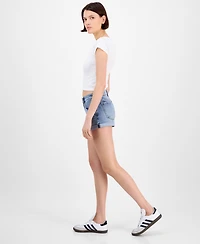 Celebrity Pink Juniors' Mid-Rise Cuffed Shorts