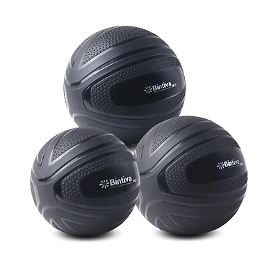 Bintiva Textured Slam Ball Kit - Black - Black