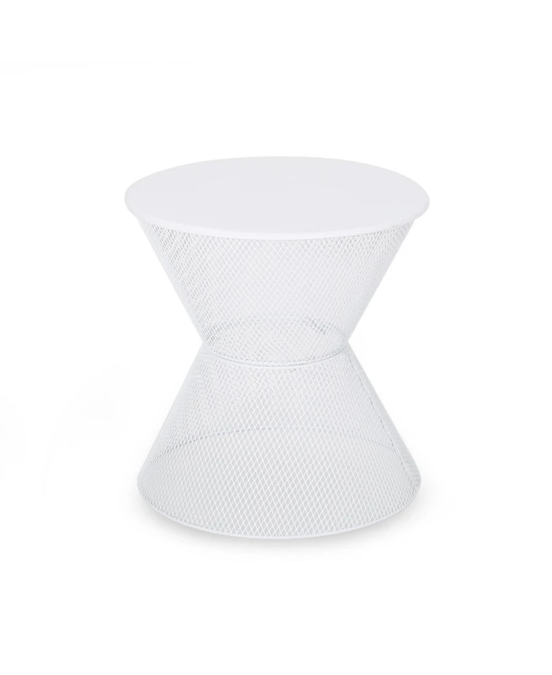 Streamdale Stylish Mesh Breeze Side Table Perfect Summer Companion for Relaxation
