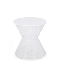 Streamdale Stylish Mesh Breeze Side Table Perfect Summer Companion for Relaxation