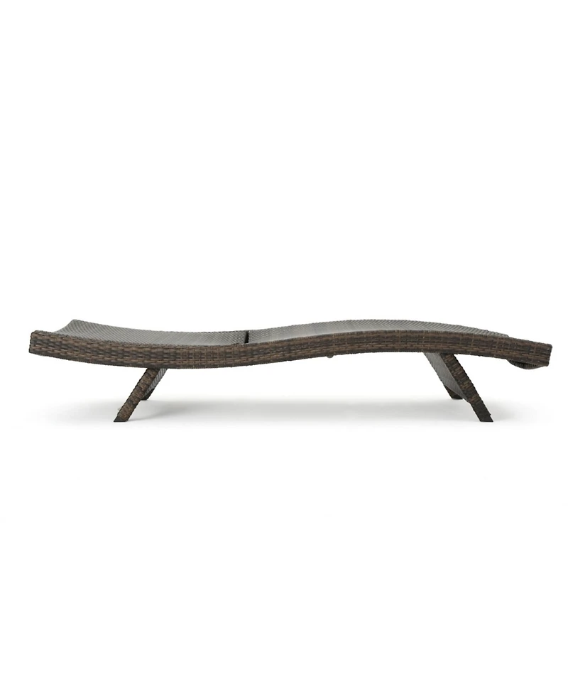Streamdale Cozy Outdoor Chaise Lounge Set Premium Faux Rattan and Aluminum Construction for Backyard Relaxation