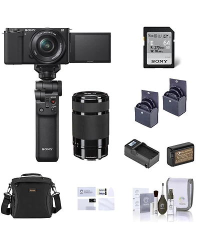 Sony Sony Zv-E10 Mirrorless Vlog Camera with 16-50mm Lens, Black