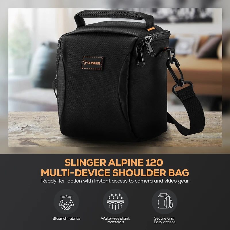 Fujifilm Instax Mini LiPlay Hybrid Instant Camera, Deep Bronze, Bundle with 20 Exposures Film Pack, 32GB Uhs-i microSDHC Memory Card and Shoulder Bag