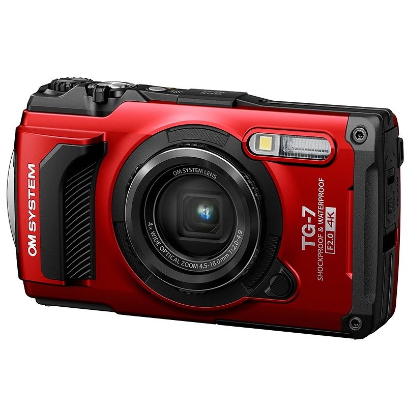 Om System Om System Tg-7 Digital Camera Red