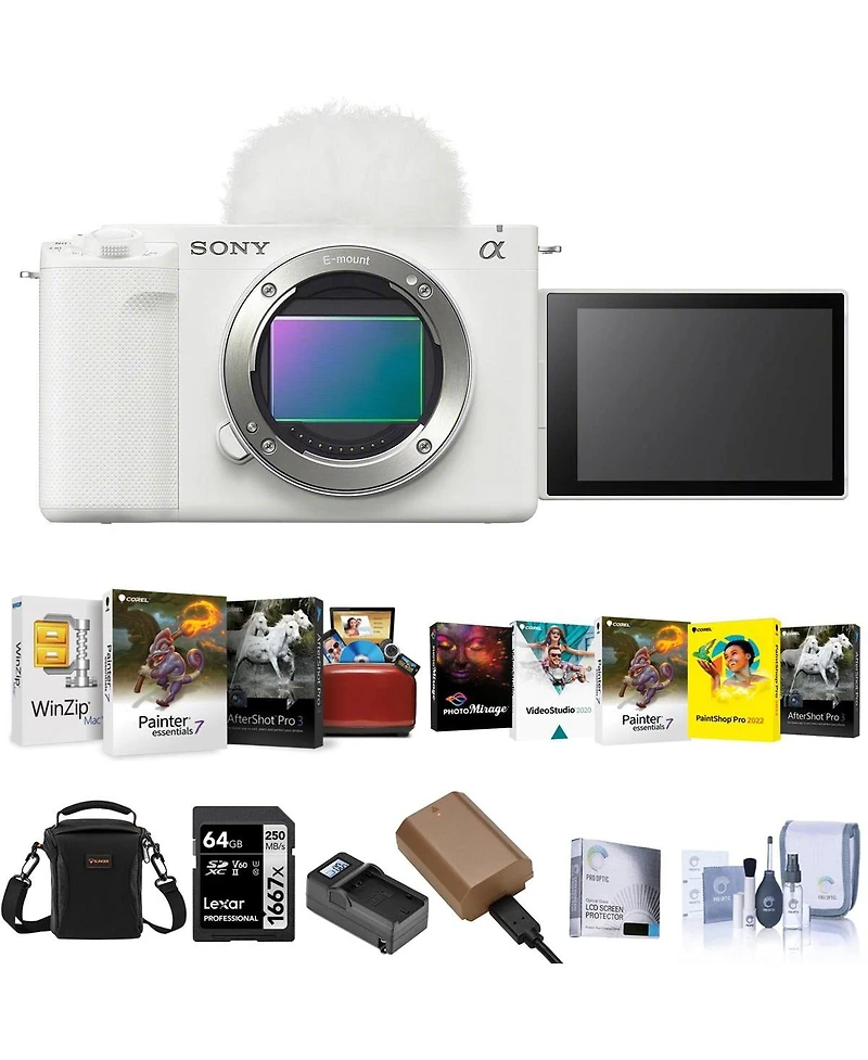 Sony Sony Zv-E1 Full Frame Mirrorless Vlog Camera, White
