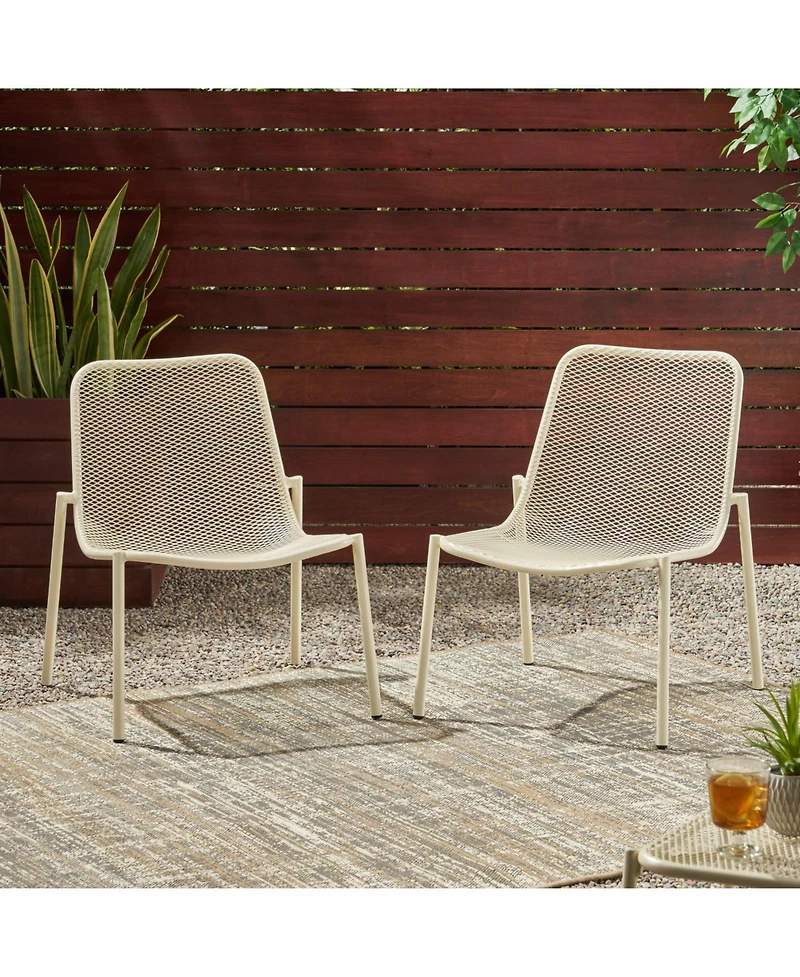 Streamdale Stackable Outdoor Chairs for Sun-Soaked Leisure Days