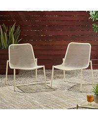 Streamdale Stackable Outdoor Chairs for Sun-Soaked Leisure Days