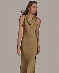 Donna Karan New York Women's Cowlneck Gown