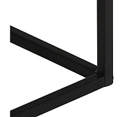 Console Table 43.3"x11.8"x29.5" Solid Wood Rough Mango and Iron