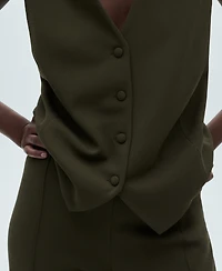 Mango Women's Buttoned Suit Waistcoat