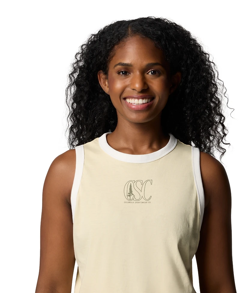 Columbia Women's Rolling Bend Graphic Ringer Tank Top