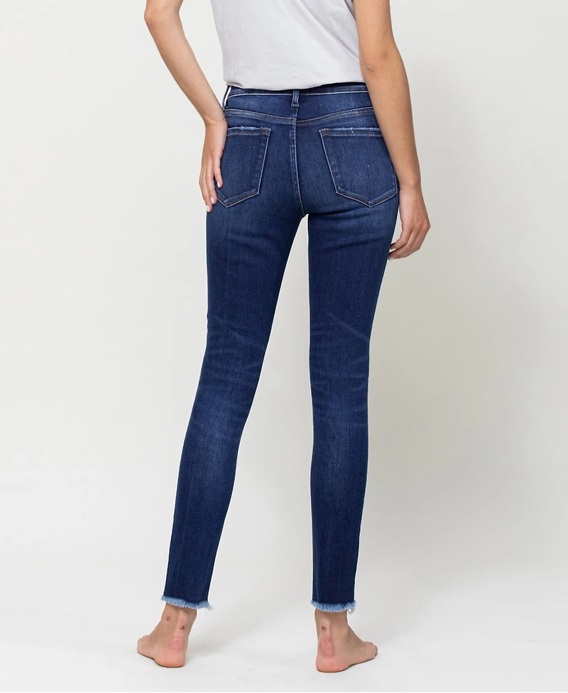 Vervet Women's Mid Rise Ankle Skinny Jeans