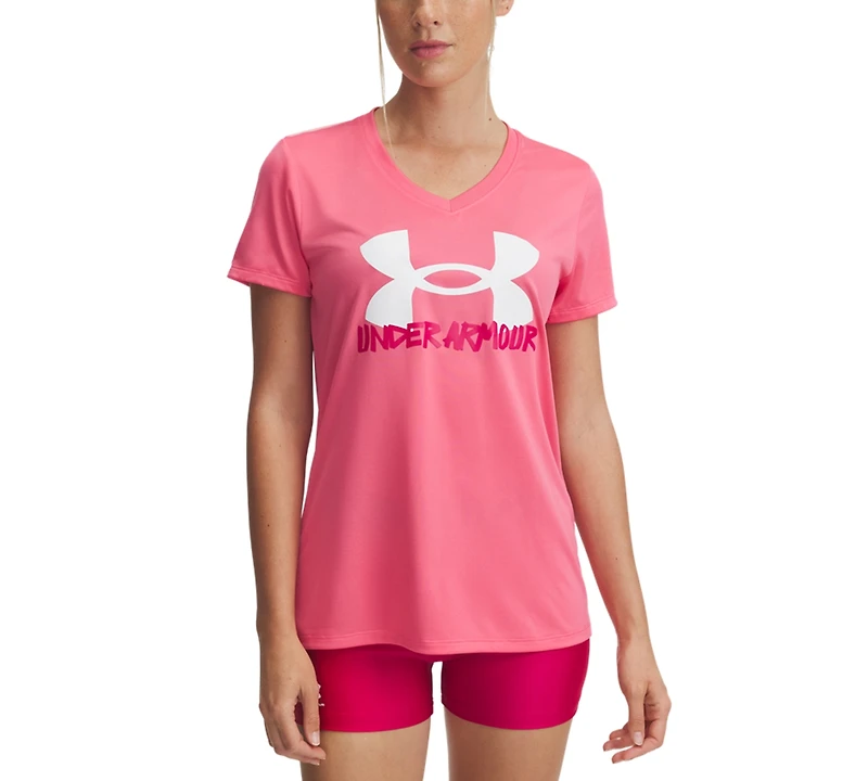 Under Armour Women's Ua Tech Marker Short-Sleeve Tee