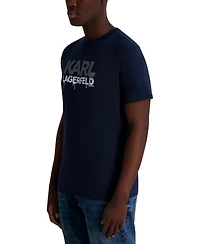 Karl Lagerfeld Paris Men's Dripping Caviar Logo T-Shirt