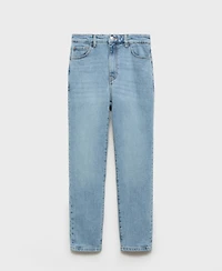 Mango Women's Claudia Slim-Fit Cropped Jeans
