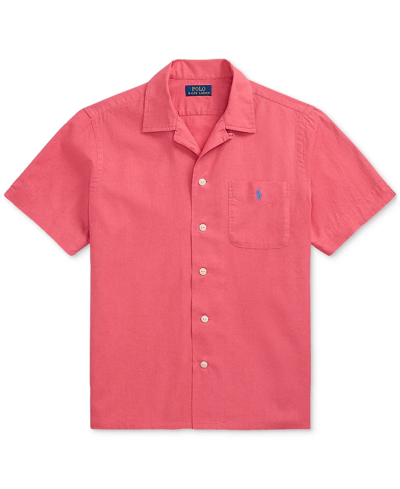 Polo Ralph Lauren Men's Classic-Fit Linen-Cotton Camp Shirt