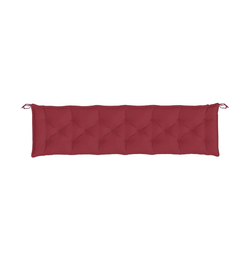 Garden Bench Cushion Wine Red 78.7"x19.7"x2.8" Oxford Fabric