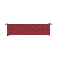 Garden Bench Cushion Wine Red 78.7"x19.7"x2.8" Oxford Fabric