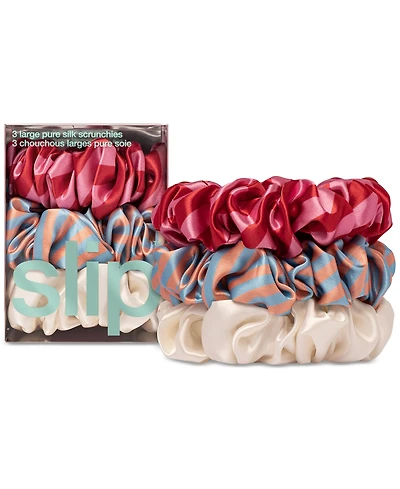 Slip 3-Pc. Pure Silk Large Scrunchies Set